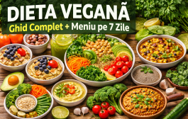 Dieta Vegană: Ghid Complet pentru Începători + Meniu pe 7 Zile (Slăbești Rapid și Sănătos)
